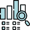 SData dashboard or bar chart icon for measuring KPIs and optimizing marketing efforts. SData dashboard or bar chart icon for measuring KPIs and optimizing marketing efforts.