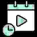 Icon of a checklist and calendar to represent planning and pre-production. Icon of a checklist and calendar to represent planning and pre-production.