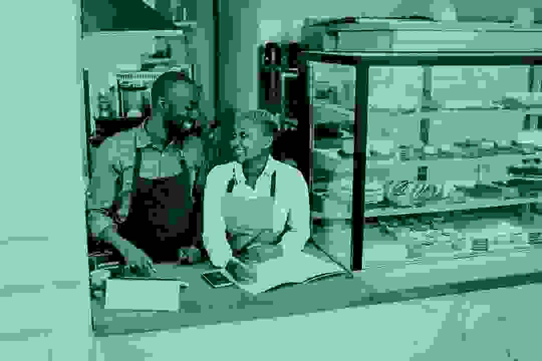 Small business storefront with signage and products on display for e-commerce and retail branding Small business storefront with signage and products on display for e-commerce and retail branding