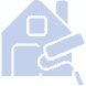 House and paint roller icon House and paint roller icon