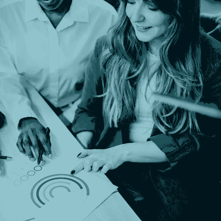 Designer sketching brand logos with typography and color palettes Designer sketching brand logos with typography and color palettes