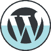 Web design icon representing WordPress development and custom builds Web design icon representing WordPress development and custom builds