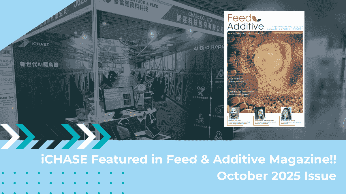 iCHASE featured in Feed & Additive Magazine, issued October 2025.