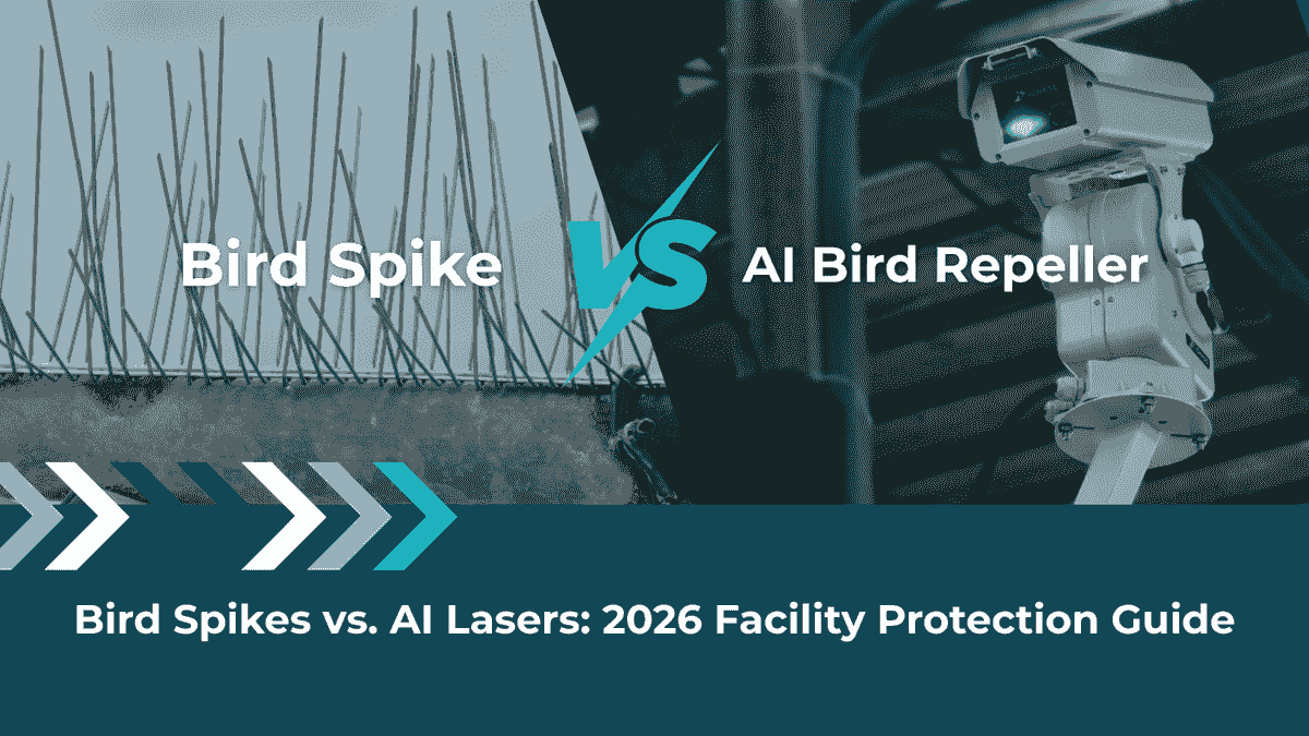 Bird Spikes vs. AI Laser Deterrents: Navigating Modern ...