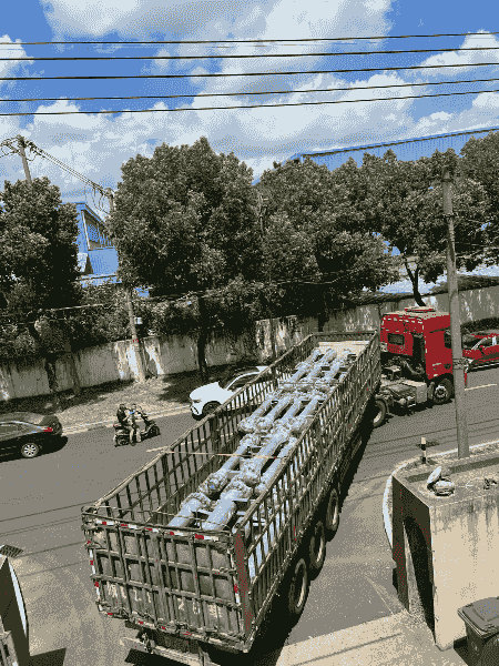 57 horizontal SiC condensers packed and staged for shipment from Wuxi Repicea facility.