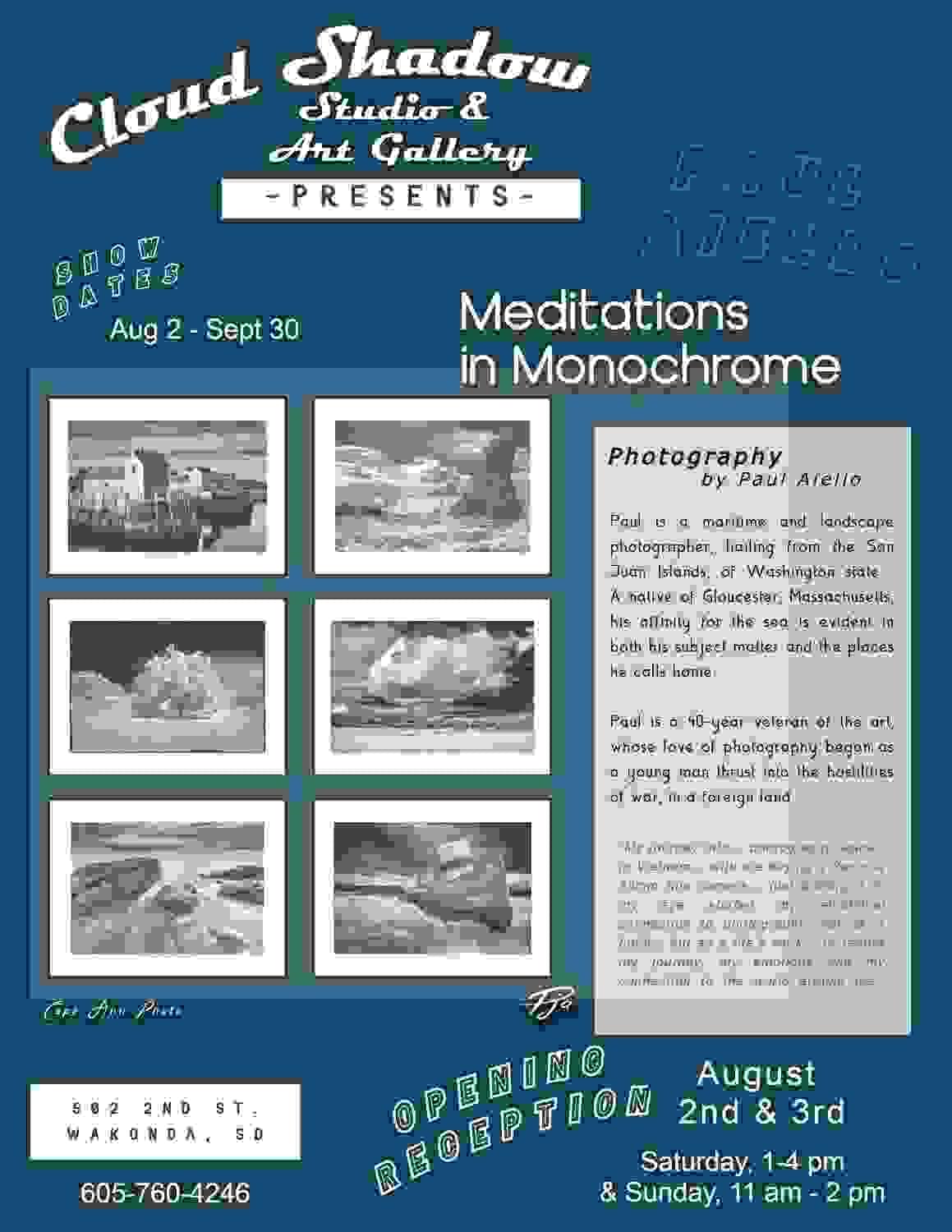 CLOUD SHADOW STUDIO, Wakonda, SD - GRAND OPENING and Open House CLOUD SHADOW STUDIO, Wakonda, SD - GRAND OPENING and Open House