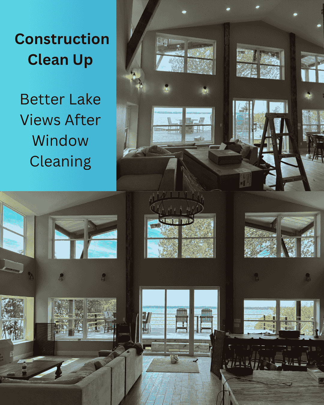 Residential Window Cleaning Before and After Midlothian TX Residential Window Cleaning Before and After Midlothian TX