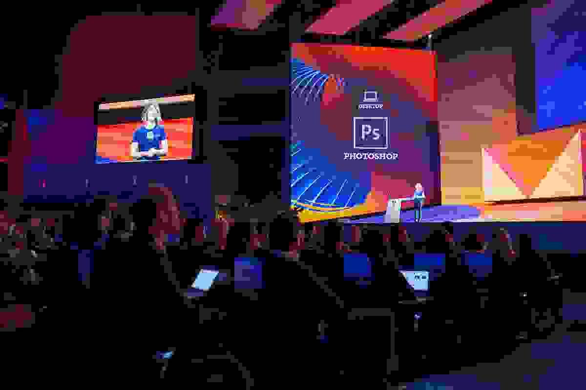 Chantel Benson at Adobe MAX 2017. Chantel Benson at Adobe MAX 2017.