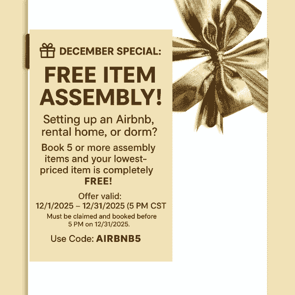 December 2025 Free Assembly Item Deal December 2025 Free Assembly Item Deal