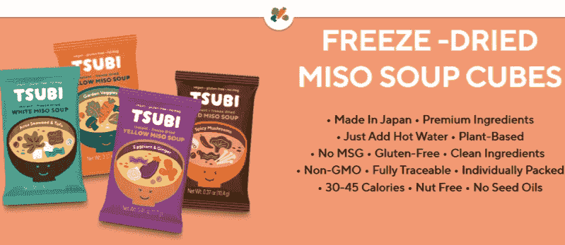Best Instant Vegan Miso Soup - Tsubi Soup