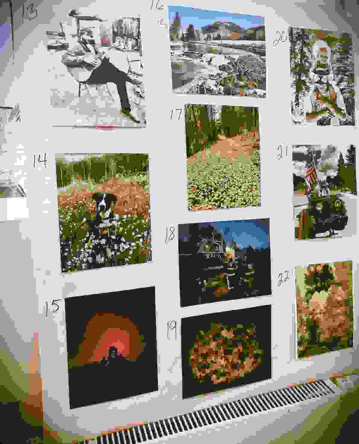 Artists of Rico photo contest entries displayed at October 4, 2025 awards ceremony at Rico CO