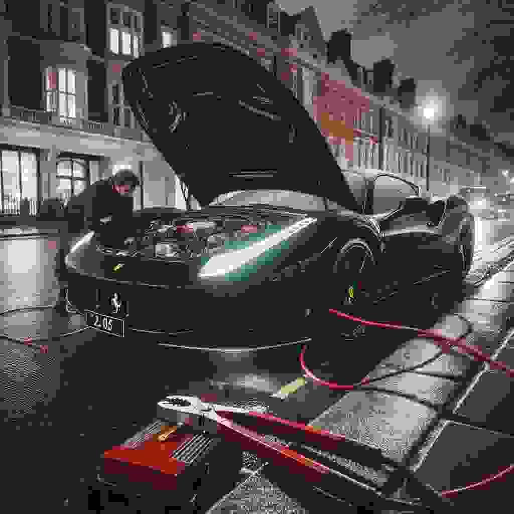 Dead battery jumpstart needed