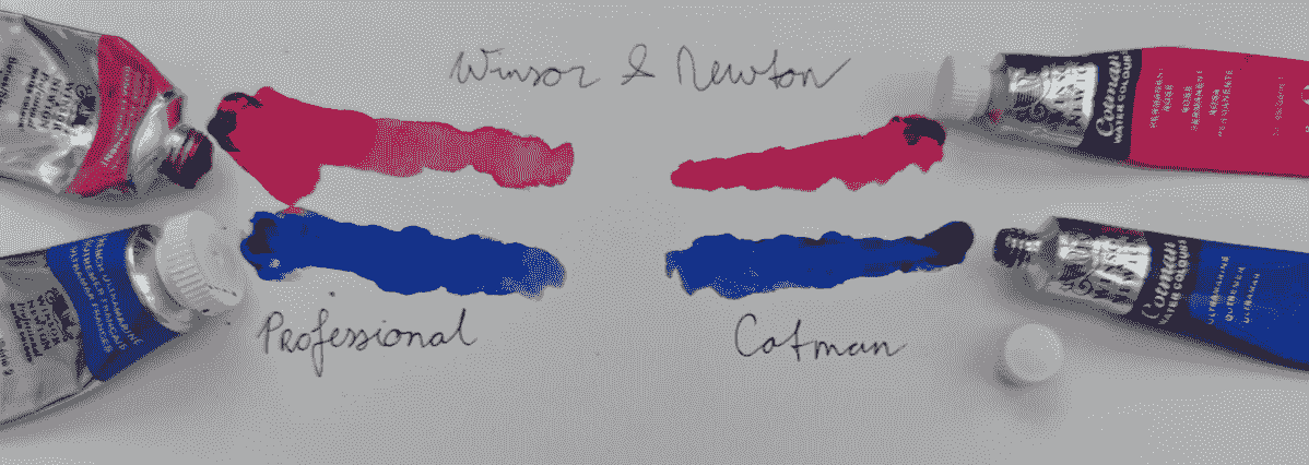 professional and student aquarel verf