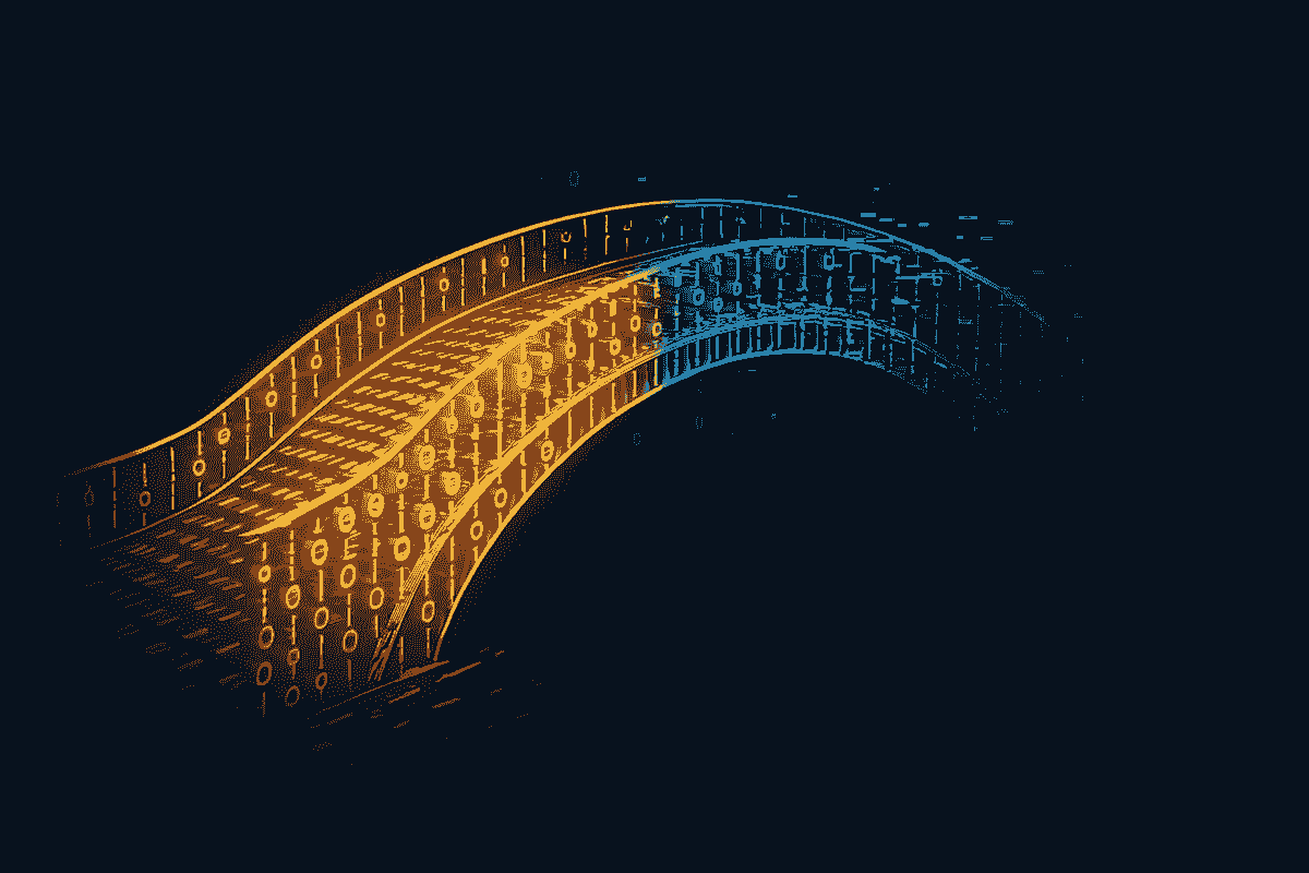 A spectral bridge composed of living code stretches across the void—its left half glows like remembered truth, its right half splinters in fractured echoes. Each mouse click becomes a heartbeat in a digital liminal space, shaping a crossing between coherence and chaos.