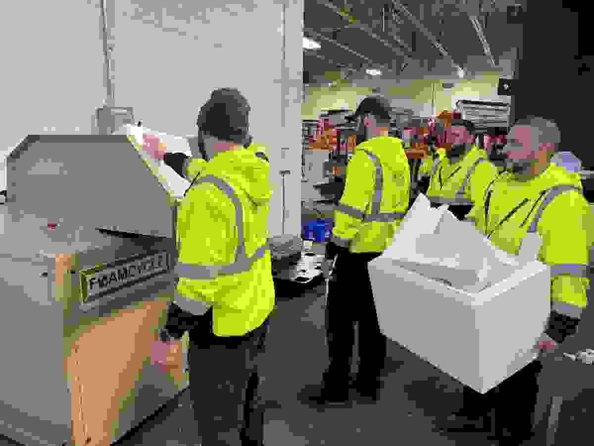 — Maria Gonzalez, Sustainability Coordinator “The team at Cooler Cycle is professional, reliable, and committed to sustainability. Their service helps us reduce landfill waste and promote reuse of materials.” Our clients trust Cooler Cycle to responsibly recycle thousands of foam coolers each year A complete collection and recycling service for foam coolers (also known as Styrofoam® coolers) using dedicated roll-off containers that transport collected coolers to recycling facilities, diverting them from landfills and returning the material to productive use. — Maria Gonzalez, Sustainability Coordinator “The team at Cooler Cycle is professional, reliable, and committed to sustainability. Their service helps us reduce landfill waste and promote reuse of materials.” Our clients trust Cooler Cycle to responsibly recycle thousands of foam coolers each year A complete collection and recycling service for foam coolers (also known as Styrofoam® coolers) using dedicated roll-off containers that transport collected coolers to recycling facilities, diverting them from landfills and returning the material to productive use.