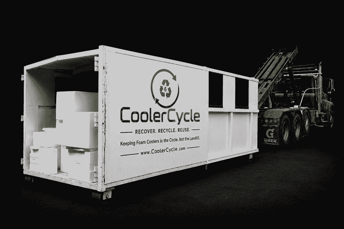 — Maria Gonzalez, Sustainability Coordinator “The team at Cooler Cycle is professional, reliable, and committed to sustainability. Their service helps us reduce landfill waste and promote reuse of materials.” Our clients trust Cooler Cycle to responsibly recycle thousands of foam coolers each year A complete collection and recycling service for foam coolers (also known as Styrofoam® coolers) using dedicated roll-off containers that transport collected coolers to recycling facilities, diverting them from landfills and returning the material to productive use. — Maria Gonzalez, Sustainability Coordinator “The team at Cooler Cycle is professional, reliable, and committed to sustainability. Their service helps us reduce landfill waste and promote reuse of materials.” Our clients trust Cooler Cycle to responsibly recycle thousands of foam coolers each year A complete collection and recycling service for foam coolers (also known as Styrofoam® coolers) using dedicated roll-off containers that transport collected coolers to recycling facilities, diverting them from landfills and returning the material to productive use.