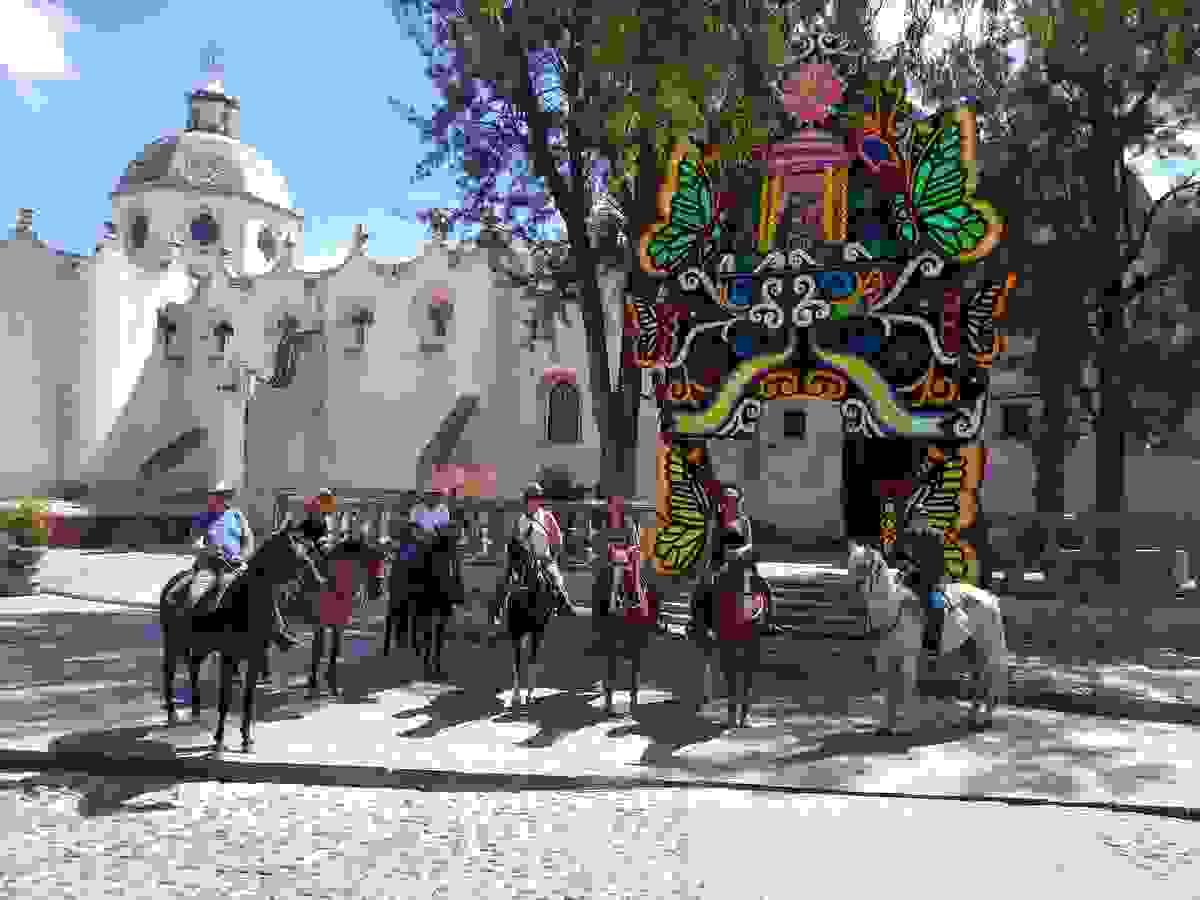 Santuario de atotonilco. horseback riding san miguel de allande