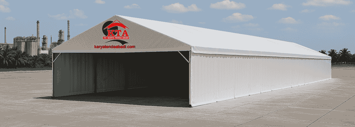 Pabrik & Produsen Tenda Gudang - Ahli Pembuatan Tenda Gudang - CV. Karya Tenda Abadi