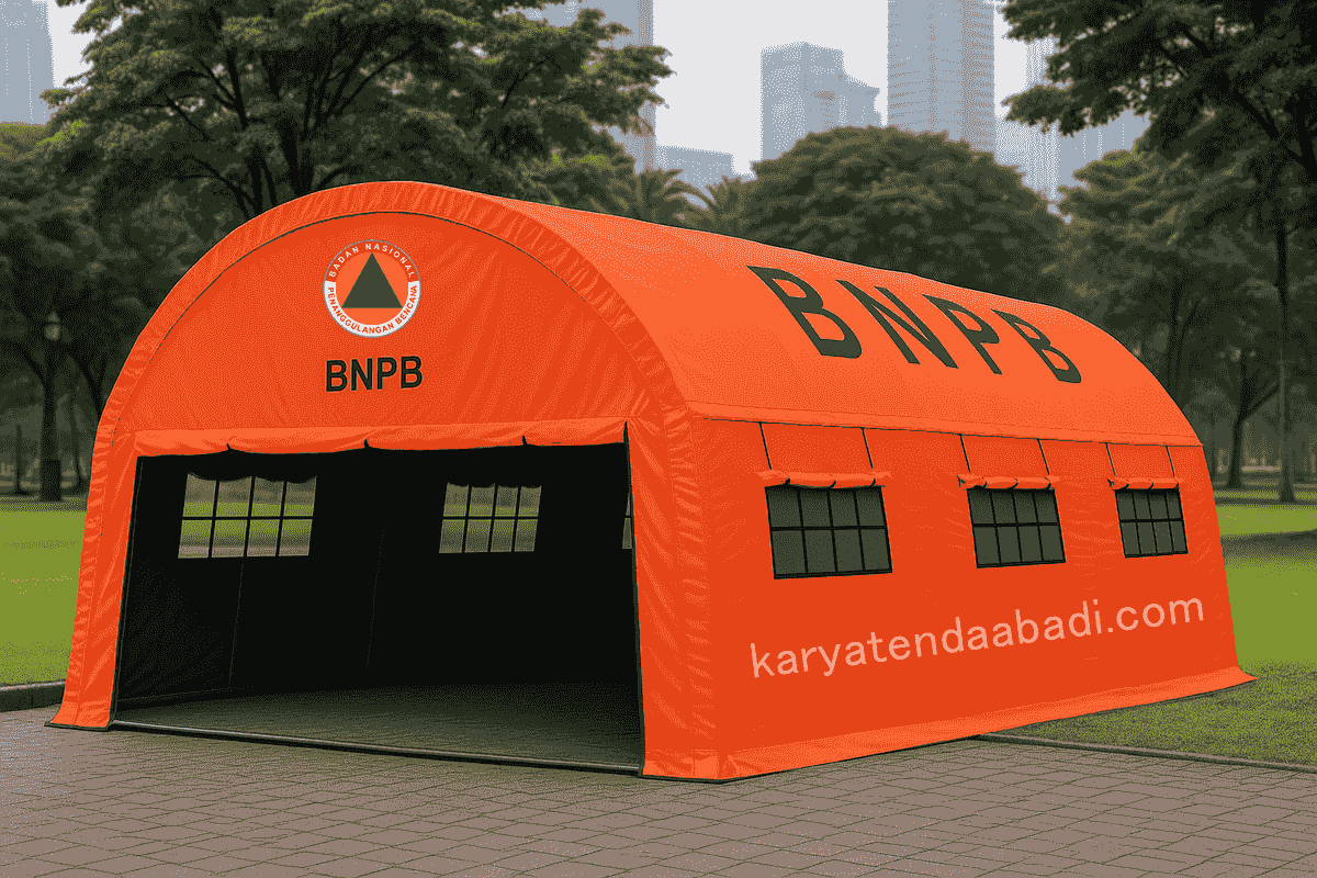 Tenda Lorong / Pengungsi / BNPB - Karya Tenda - Tandu