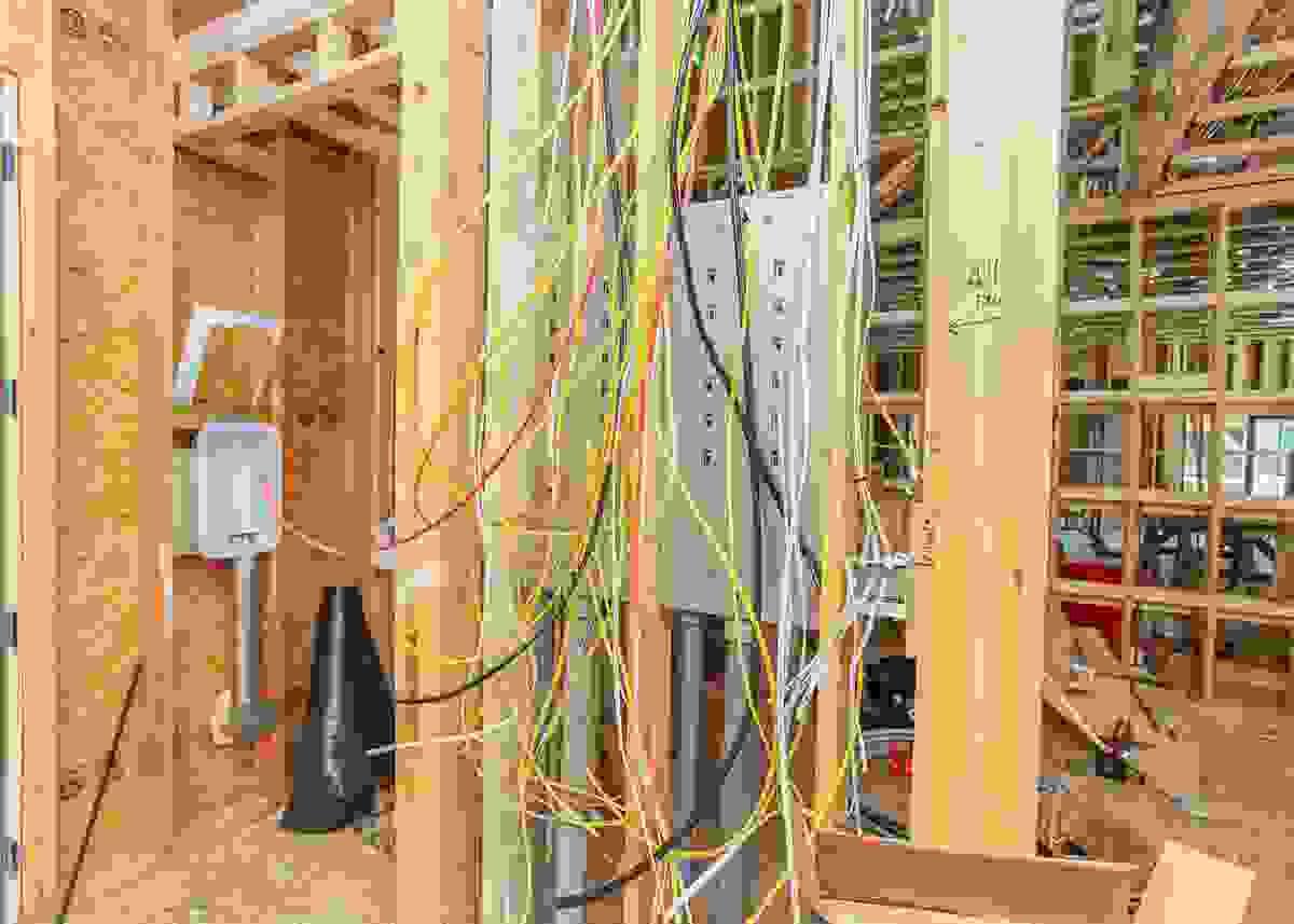 Electrical Wiring In Progress New Build Electrical Wiring In Progress New Build