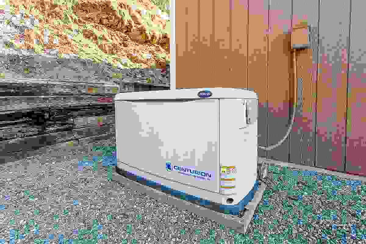 Residential standby generator installed at mountain home Residential standby generator installed at mountain home