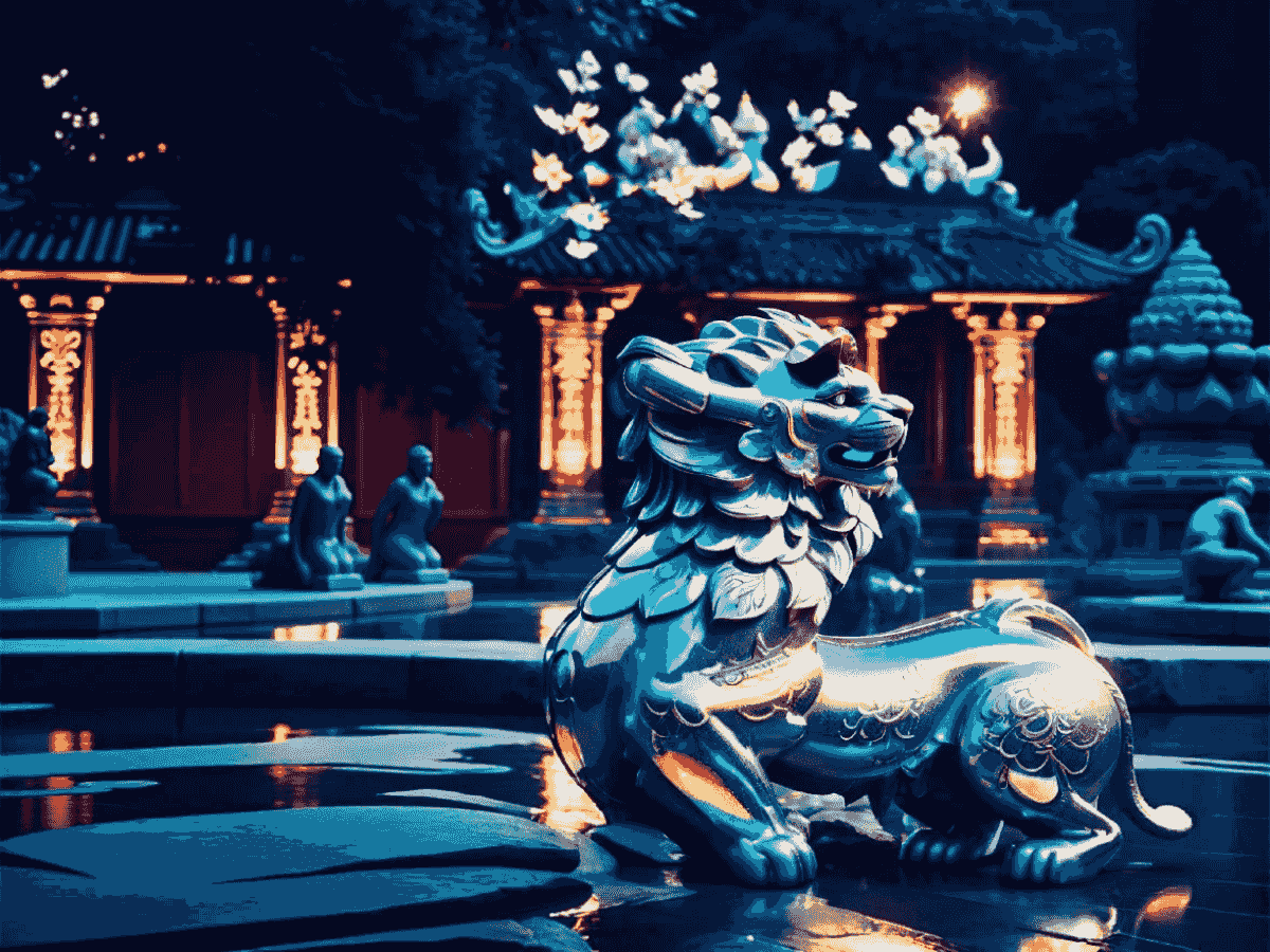 石獅子見證時代悲喜劇