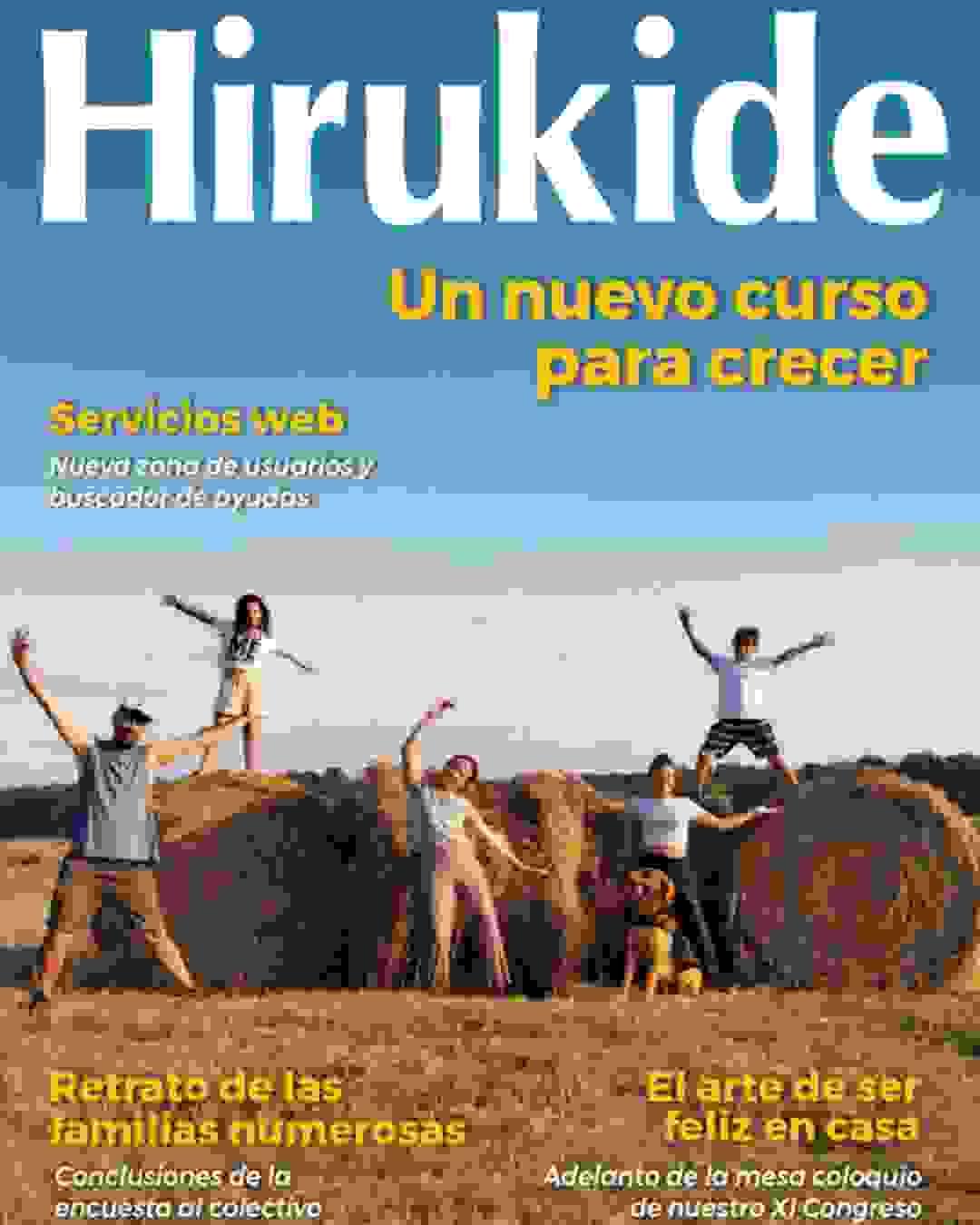 Participate in projects that make the difference in your community and contribute to the common good. Solidarity Actions What do we do Hirugazte is the area of young people of Hirukide, aimed at people between 15 and 25 years old. It is your community within Hirukide, a space designed for you to train, share your concerns and experiences with other people in your environment, and participate in solidarity actions.