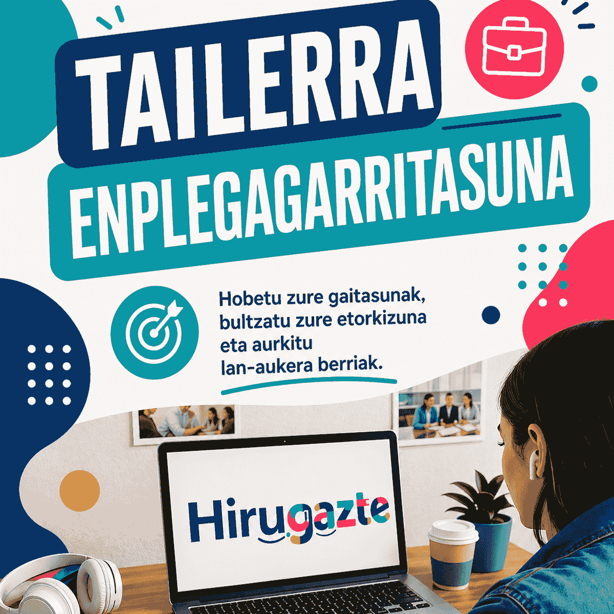 We offer workshops and courses that promote the personal and professional development of young people. Training What do we do Hirugazte is the area of young people of Hirukide, aimed at people between 15 and 25 years old. It is your community within Hirukide, a space designed for you to train, share your concerns and experiences with other people in your environment, and participate in solidarity actions. We offer workshops and courses that promote the personal and professional development of young people. Training What do we do Hirugazte is the area of young people of Hirukide, aimed at people between 15 and 25 years old. It is your community within Hirukide, a space designed for you to train, share your concerns and experiences with other people in your environment, and participate in solidarity actions.