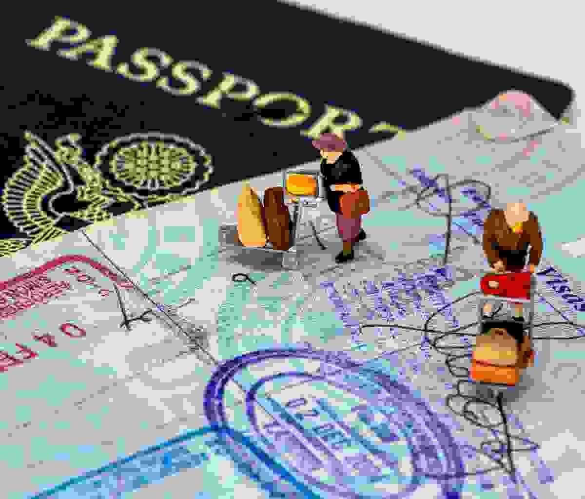 passport and documents