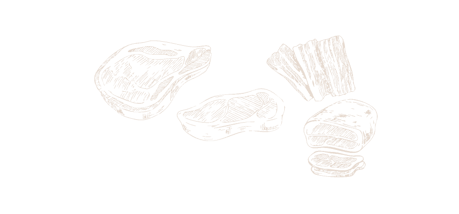 Ilustración carne Halal