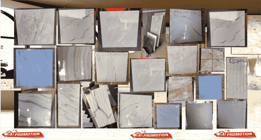 Explore Our Extensive Range of Premium Tiles Transform Your Spaces with Quality Tiles We deal in super quality italian, Spanish, Indian, Ghanaian, Chinese,...tiles, tiles cement and stripes at a very affordable prices to all groups of customers across Ghana, we do supply and wholesale to individuals, business enterprises, real estate developers, companies and retailers.
We do free estimates for our customers, free consultancy, give discounts, free delivery, have professional and trusted installers that we give to customers who don't have one.
We Operate a Digital and Mobile Showroom
