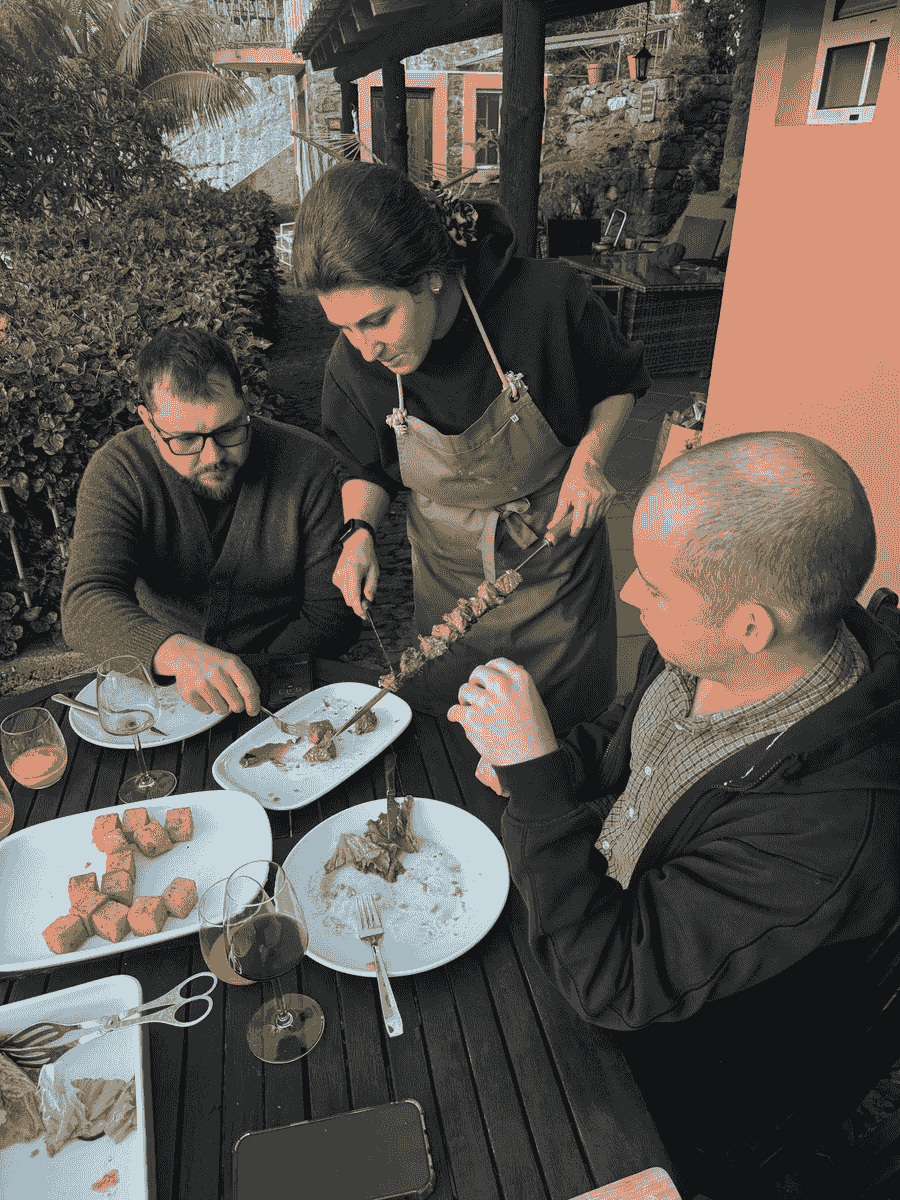 Thank you for doing this experience. It was great!!! All guys said it was by far the best food experience in Madeira! Thank you for doing this experience. It was great!!! All guys said it was by far the best food experience in Madeira!