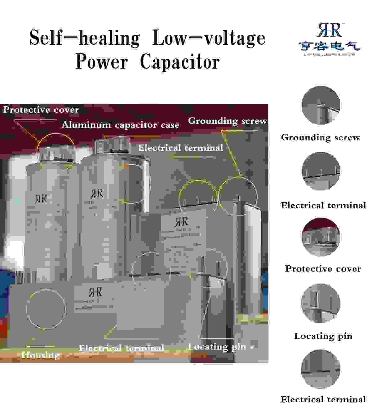 Self-healing Low-voltage Power Capacitor