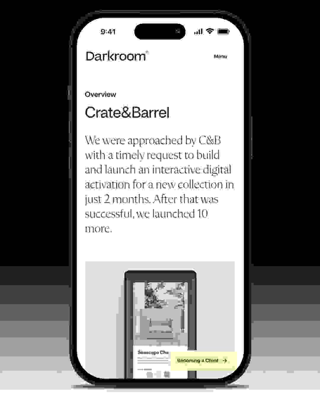 Darkroom is a full-service digital growth agency specializing in performance marketing for retail, e-commerce, and consumer brands. Powered by data and driven by creativity, we deliver high-impact solutions across paid media, Amazon and retail management, customer retention, and AI-powered content creation. With over $200 million in annual ad spend under management and more than $5 billion in tracked revenue generated for clients, we’re trusted by fast-growing brands like Olipop and DedCool to turn strategy into measurable results.