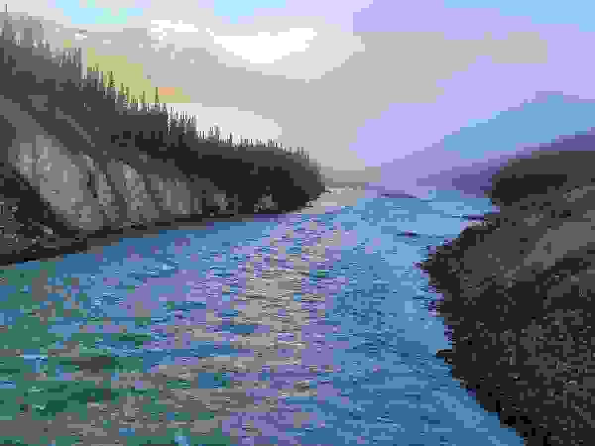 Nenana River in Alaska near Denali Park (McKinley)