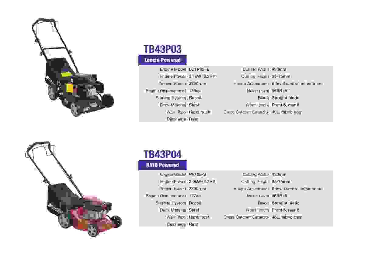 17-inch (430mm) Gasoline Mowers 6