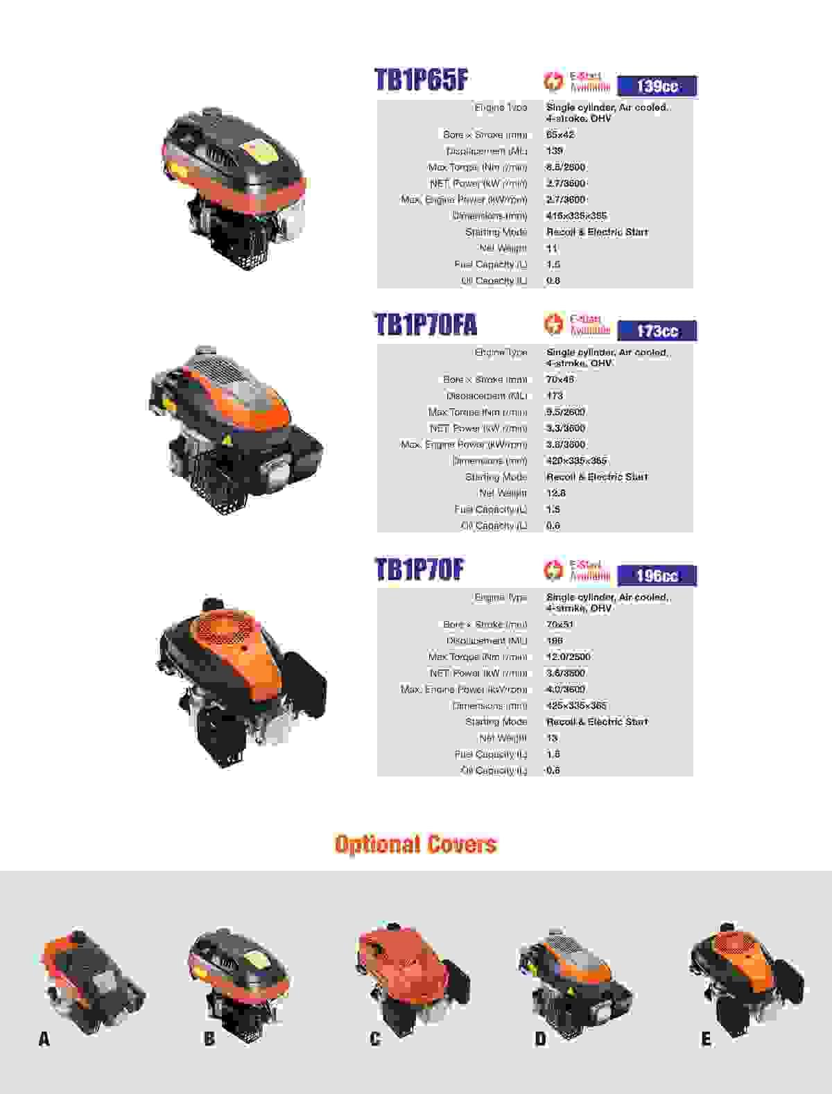 Vertical Gasoline Engines 4