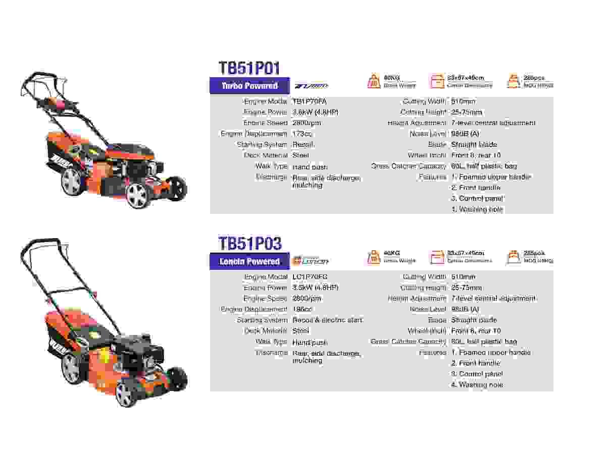 20-inch (510mm) Gasoline Mowers 4