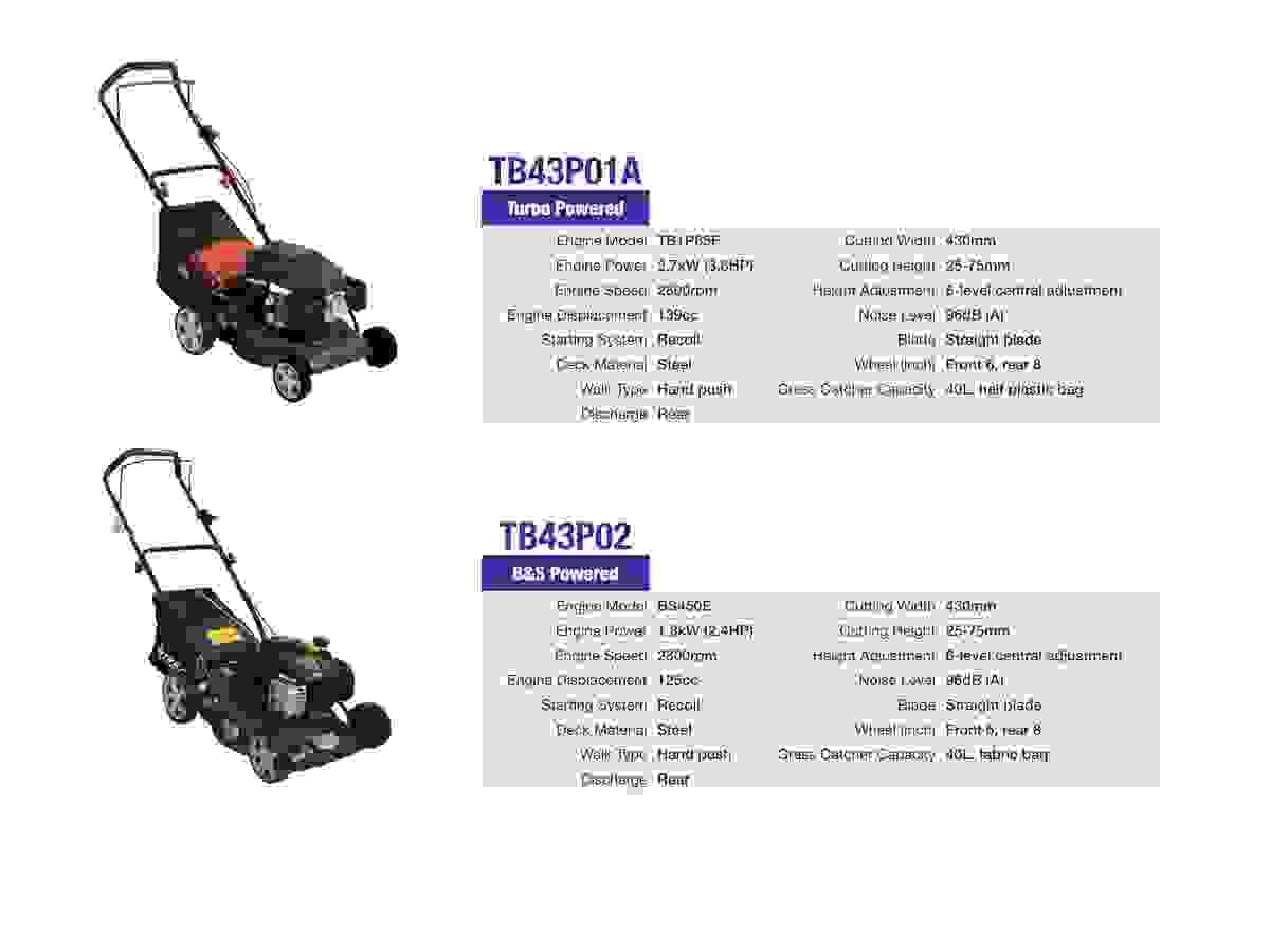 17-inch (430mm) Gasoline Mowers 5