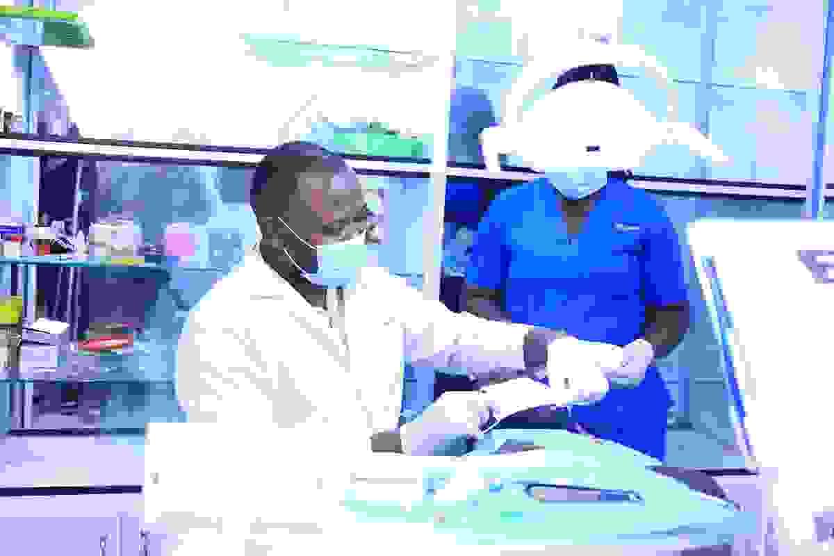 Dr Medi in the theater 