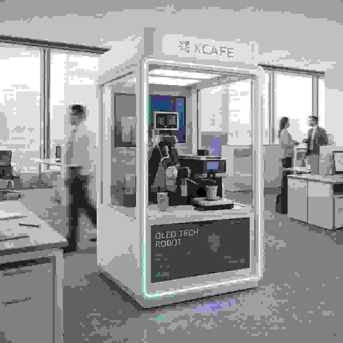 Equipped with self-developed environmental perception module, real-time monitoring of temperature and humidity and particle concentration in the coffee making area, ensuring the purity of each cup of coffee. environment quality monitoring Our function ·Technology empowers every drop of aroma, intelligent production, fresh delivery
·AI robots make drinks, available 24 hours a day
·Order in 1 second, enjoy in 60 seconds
▸ Deeply involved in the "X Cafe X Coffee Robot" project
▸ Equipped with self-developed environmental perception module: real-time monitoring of temperature and humidity in the coffee-making area, particulate concentration
▸ Intelligent adjustment of purification intensity: automatically enhances air circulation during peak customer flow, protecting the pure taste of freshly ground coffee
▸ Creating a "transparent consumption space": each cup of coffee generates an environmental quality electronic label, conveying a sense of security value Equipped with self-developed environmental perception module, real-time monitoring of temperature and humidity and particle concentration in the coffee making area, ensuring the purity of each cup of coffee. environment quality monitoring Our function ·Technology empowers every drop of aroma, intelligent production, fresh delivery
·AI robots make drinks, available 24 hours a day
·Order in 1 second, enjoy in 60 seconds
▸ Deeply involved in the "X Cafe X Coffee Robot" project
▸ Equipped with self-developed environmental perception module: real-time monitoring of temperature and humidity in the coffee-making area, particulate concentration
▸ Intelligent adjustment of purification intensity: automatically enhances air circulation during peak customer flow, protecting the pure taste of freshly ground coffee
▸ Creating a "transparent consumption space": each cup of coffee generates an environmental quality electronic label, conveying a sense of security value