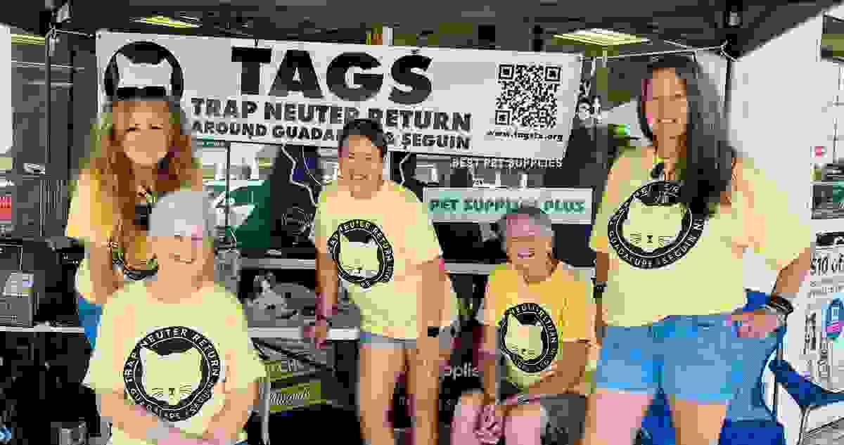 board members at our first public awareness and education event at Pets Supplies Plus in Seguin, TX.