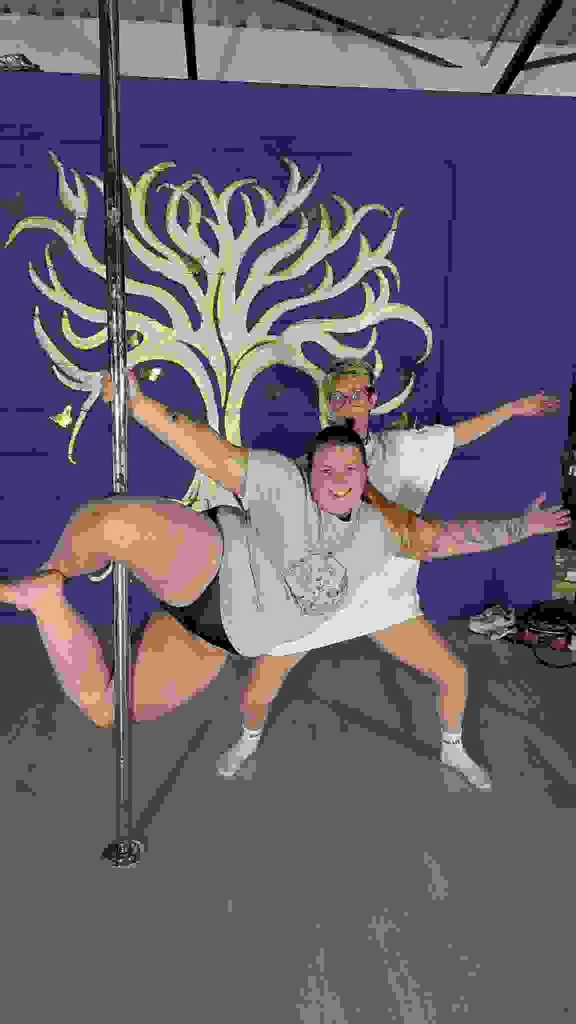 Pole fitness can encourage and empower you Pole fitness can encourage and empower you