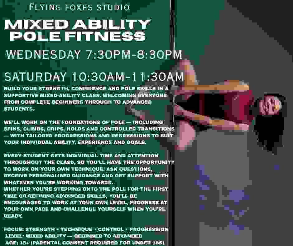 Pole fitness can encourage and empower you Pole fitness can encourage and empower you