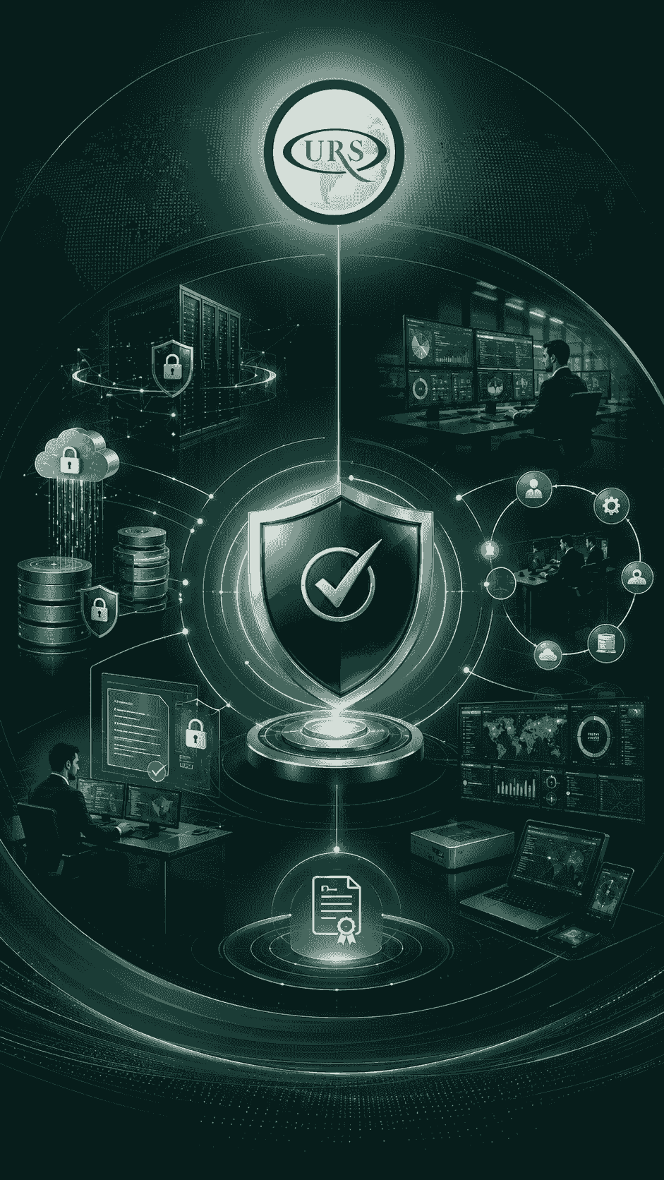 مشهد تقني مؤسسي يعكس الفرق بين ISO 27001 وISO 20000، مع عناصر بصرية توحي بحماية أمن المعلومات وإدارة المخاطر السيبرانية من جهة، وإدارة خدمات تقنية المعلومات واتفاقيات مستوى الخدمة واستمرارية الأنظمة من جهة أخرى. مشهد تقني مؤسسي يعكس الفرق بين ISO 27001 وISO 20000، مع عناصر بصرية توحي بحماية أمن المعلومات وإدارة المخاطر السيبرانية من جهة، وإدارة خدمات تقنية المعلومات واتفاقيات مستوى الخدمة واستمرارية الأنظمة من جهة أخرى.
