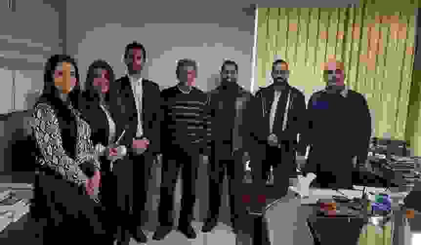 جانب من الجلسة الختامية لتدقيق هيئة TUV Austria Jordan على نظامي البيئة والسلامة أيزو 14001 و 45001 لشركة AJB بحضور فريق شركة IAC جانب من الجلسة الختامية لتدقيق هيئة TUV Austria Jordan على نظامي البيئة والسلامة أيزو 14001 و 45001 لشركة AJB بحضور فريق شركة IAC