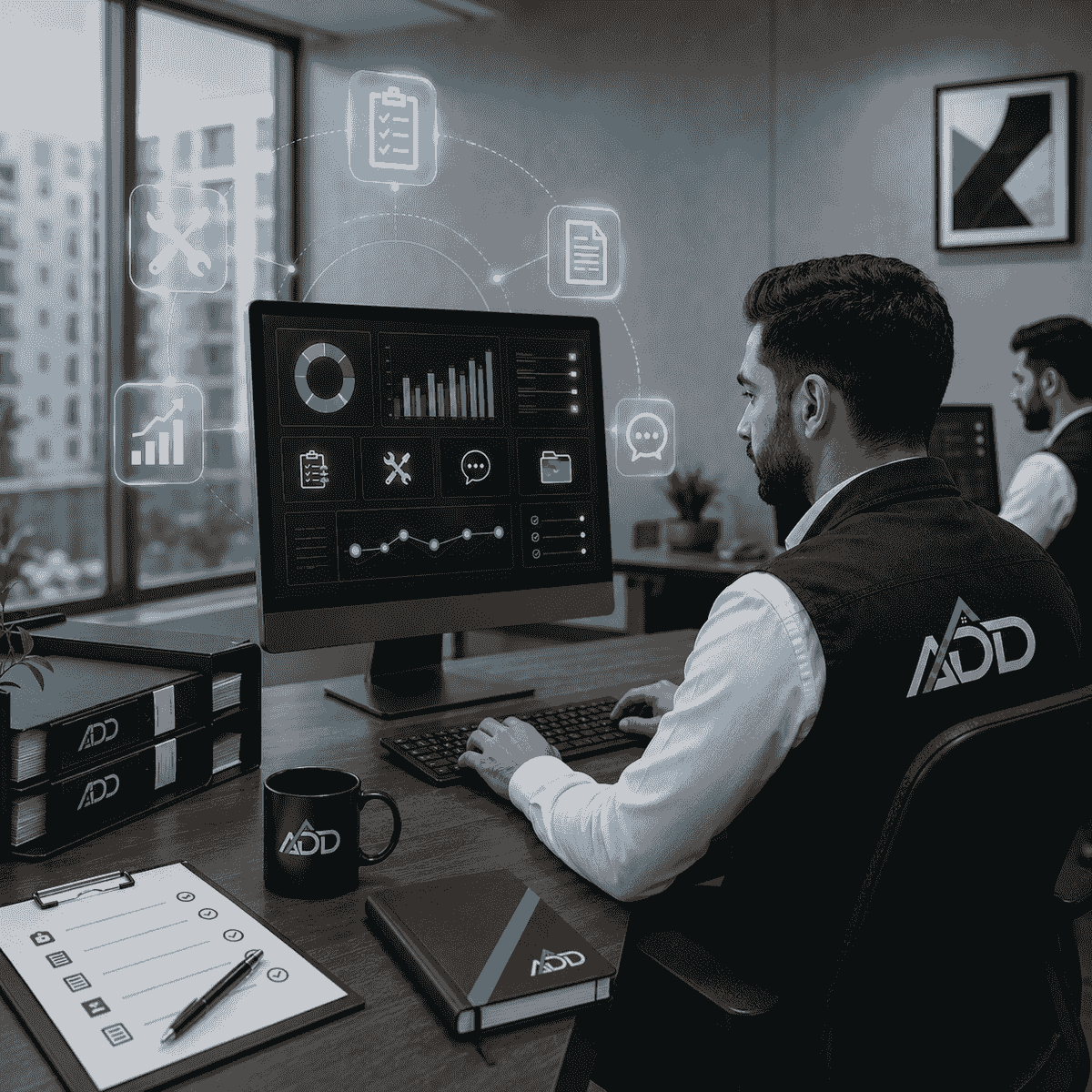 نعتمد إجراءات واضحة وسجلات منظّمة ومتابعة مستمرة؛ لتقليل الهدر والاحتكاك وتحسين سير الأعمال المرتبطة بالعقار. نعتمد إجراءات واضحة وسجلات منظّمة ومتابعة مستمرة؛ لتقليل الهدر والاحتكاك وتحسين سير الأعمال المرتبطة بالعقار.
