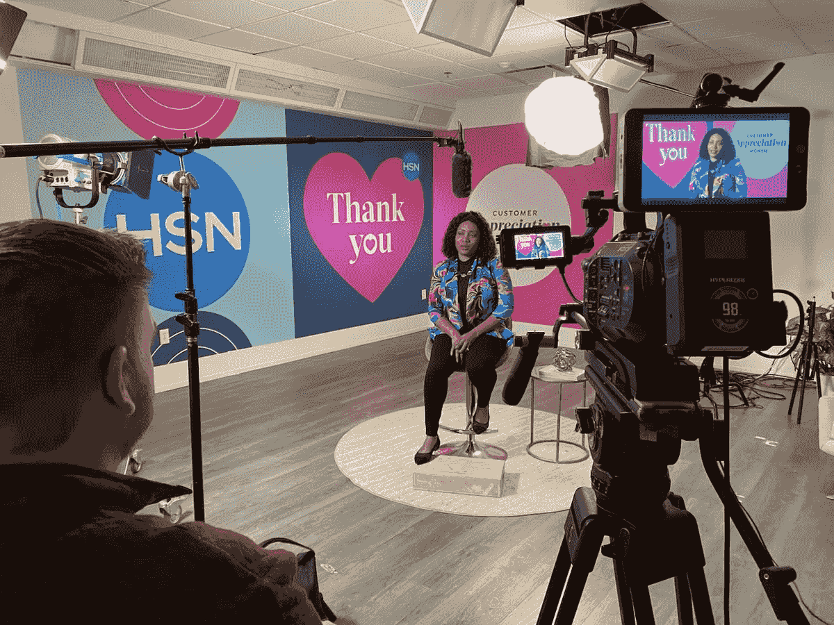 Behind the scenes on a shoot about my role at HSN. Behind the scenes on a shoot about my role at HSN.