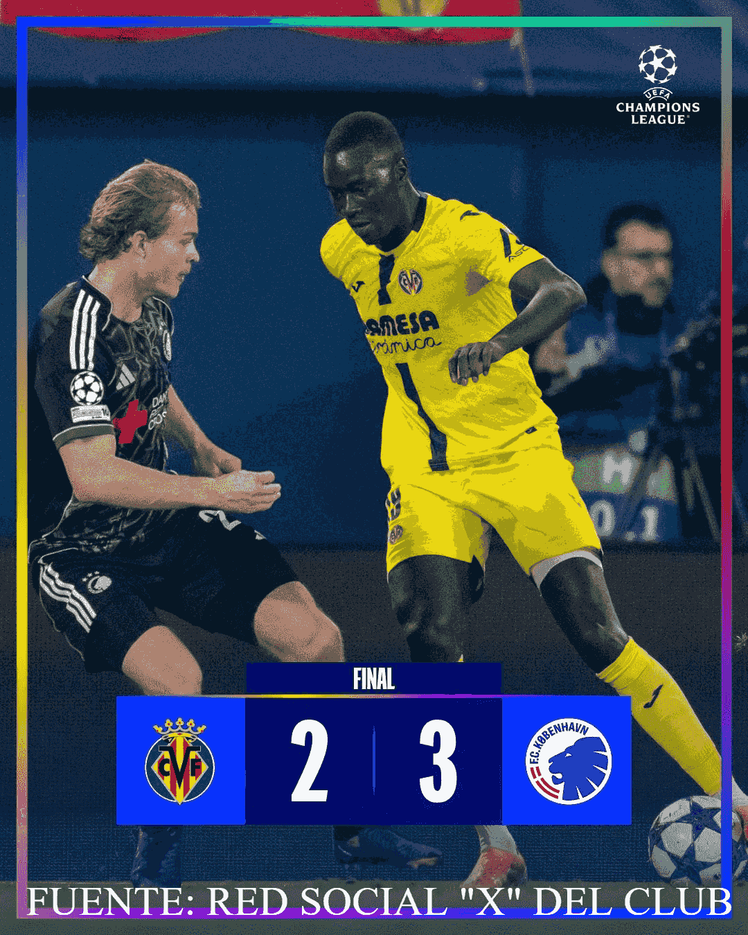 El Villarreal se despide de la Champions tras caer 2-3 ...