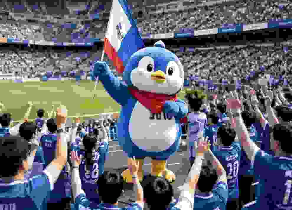 【スポーツチーム】スポーツチームやクラブのマスコットとして、応援イベントや試合会場で活躍します。 観客との交流を深め、チームの魅力をより多くの人へ届けます。 【スポーツチーム】スポーツチームやクラブのマスコットとして、応援イベントや試合会場で活躍します。 観客との交流を深め、チームの魅力をより多くの人へ届けます。